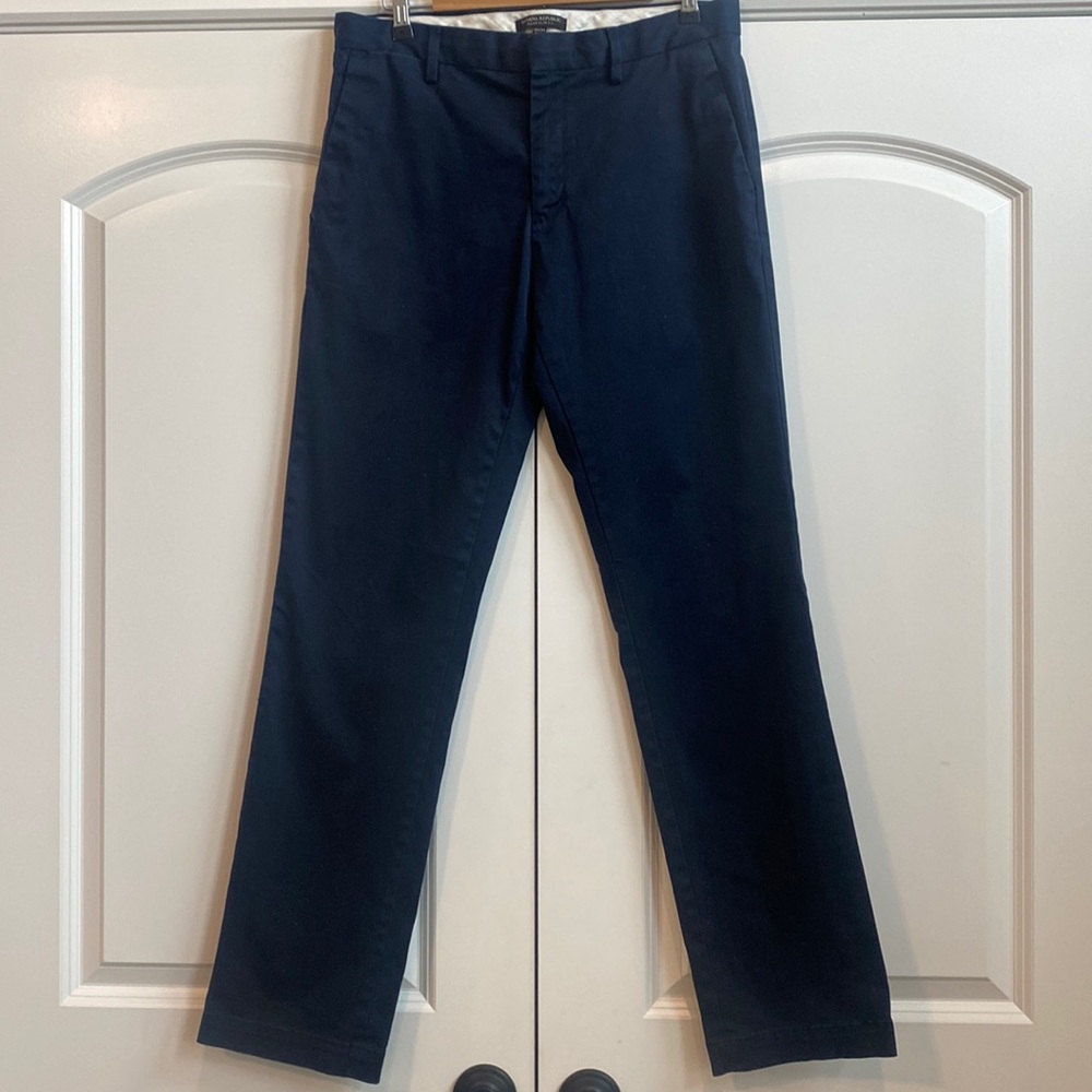 Banana Republic Aiden Slim Chinos in Royal Navy Blue